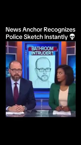 When the police sketch hits the screen and the co-anchor finds out. 😱  📱Download our Mobile App (iOS / Android)   🔗 https://link-to.app/dexwirenews  Live television just served us the greatest plot twist since “Luke, I am your father.” The suspect? Balding, goatee, thick glasses, suspiciously familiar jawline. The female anchor does the slowest, most lethal double-take in broadcast history—like she’s mentally replaying every single time he said “I was just grabbing coffee” while the entire floor was hunting for the phantom pooper. You can literally see her soul leave her body, file a police report, and come back with handcuffs. Meanwhile, dude’s over there maintaining professional poker face like he didn’t just get exposed in 4K for terrorizing the women’s restroom with his five-minute “meditation sessions.” This is why you never trust a man who brings a newspaper AND AirPods into the stall. Justice is finally coming… and it smells suspiciously like fear and Febreeze.   #BathroomIntruder #PoliceSketchFail #LiveTVExposed #HeDidIt #OfficePhantomPooper                          
