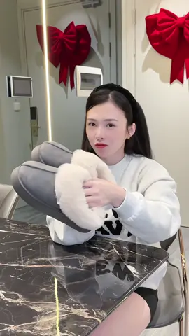 Dép sục lông full box #nguyễn_thuý_hiền 