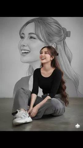 Gemini Ai Prompt  Prompt 💕 Edit foto ini tanpa ubah wajah menjadi Potret artistik, perempuan sedang duduk dengan elegan di lantai mengenakan atasan hitam modern dan celana jeans abu abu soft longgar, serta sepatu sneakers tebal abu abu putih. Rambut cokelat susu panjang sepinggang bergelombang, setengah rambutnya di kepang, ekspresi wajah ketawa sambil melihat ke atas. Bagian belakang komposisi bergaya artistik monochrome (hitam putih) menampilkan potret lembut close-up wajah yang sama dari sisi samping, dengan pencahayaan lembut dan kesan dramatis. #trendingvideo #fyp #ai #geminipromp #