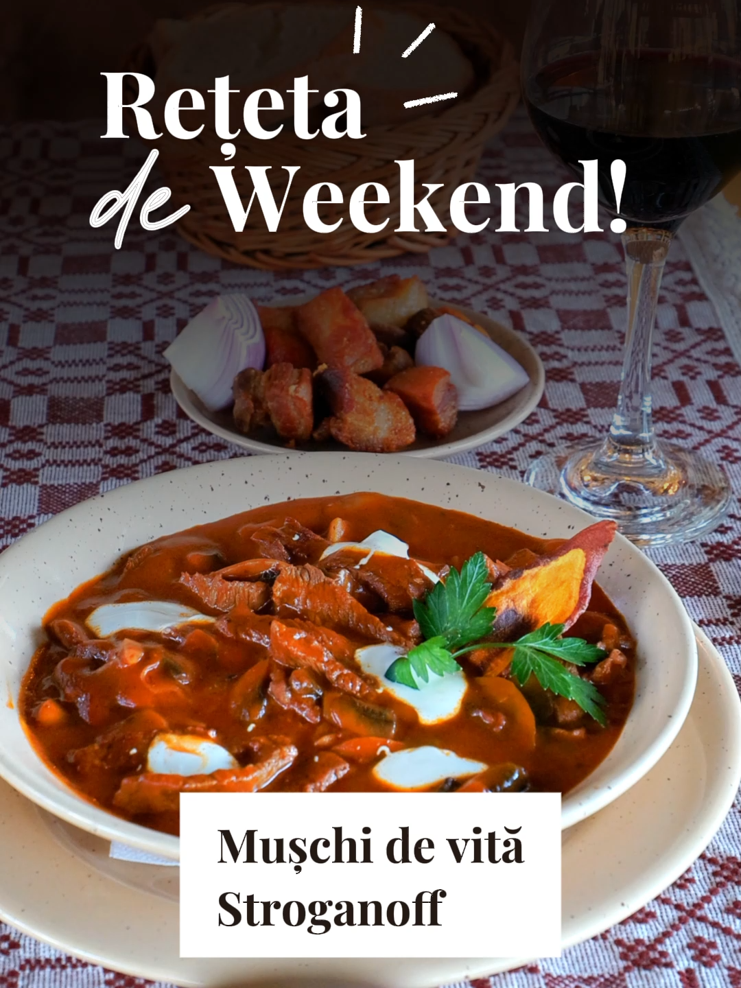 Weekend-ul acesta miroase a deliciu!  Îți propunem rețeta de Stroganoff: carne fragedă de vită, sos cremos și arome care-ți fac casa să cânte. Vrei să încerci acasă sau mai bine vii la unul dintre restaurantele Sergiana Grup și ne lăsăm noi grijile… și farfuriile?  #fyp #brasov #restaurant #sergiana
