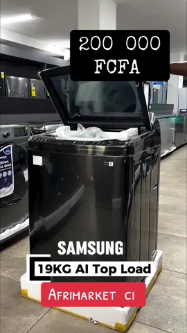 Découvrez le Samsung Massif 19KG Top Load AI Washing Machine. Une capacité impressionnante, capable de laver sans effort vos couettes, votre linge de lit façon hôtel, les uniformes épais, les lessives familiales et les textiles de la semaine en un seul cycle. Pas de séparation. Pas de cycles répétés. Juste un lavage profond et puissant. Mais la taille n’est que le début. Grâce à l’AI Wash, la machine analyse réellement votre linge : elle détecte la douceur du tissu, le poids et le niveau de salissure, puis ajuste automatiquement l’eau, l’agitation et le rinçage pour protéger vos textiles tout en assurant un nettoyage impeccable. La technologie EcoBubble transforme la lessive en bulles ultra-performantes qui pénètrent au cœur des fibres, éliminent les taches même à l’eau froide, économisent de l’énergie et préservent les couleurs. Et connectée à l’application SmartThings, le Mode AI Energy réduit la consommation d’énergie jusqu’à 20 %, tout en vous offrant un contrôle total depuis votre téléphone. #cotedivoire🇨🇮 #malitiktok🇲🇱 #senegalaise_tik_tok #videoviral #fyp 