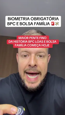Começa hoje a biometria do bolsa família e BPC loas 