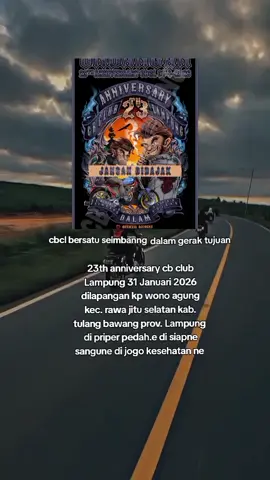 info jauh hari 🙌 #aniversary #cbclublampung 