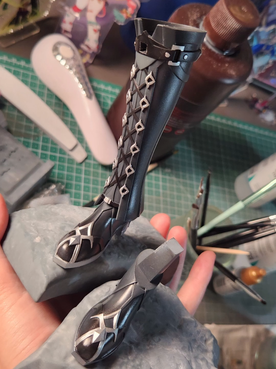 Крашу ботинки Флинса из Геншин Импакт #геншин #геншинимпакт #3дпечать #геншинкосплей #флинс 