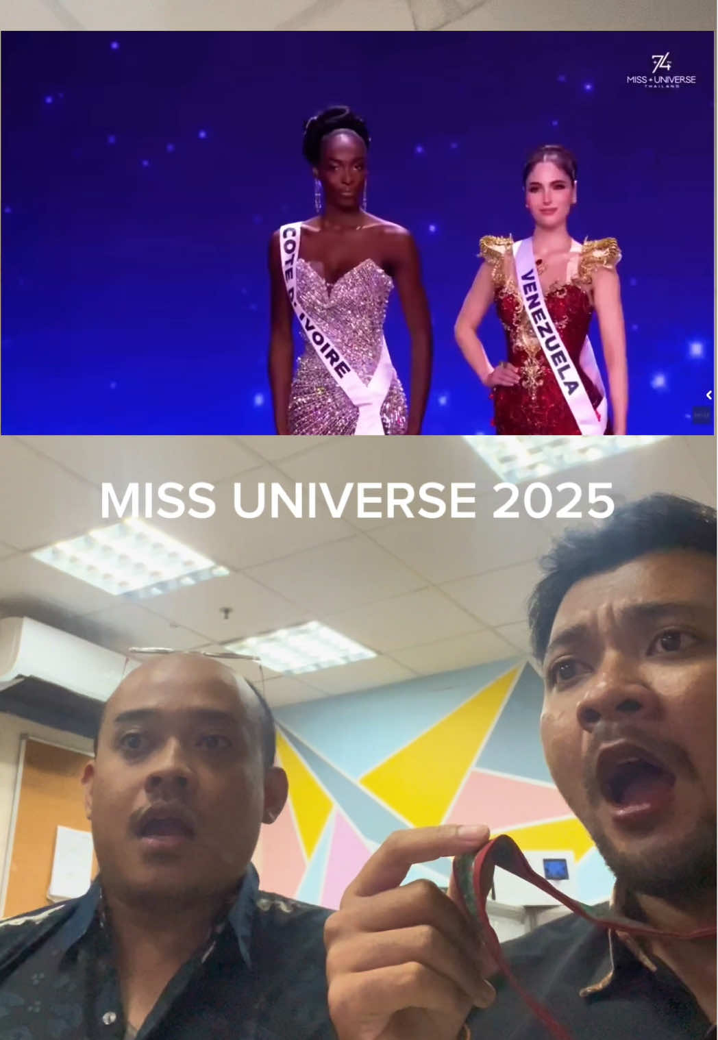 MISS UNIVERSE 2025 live reaction 