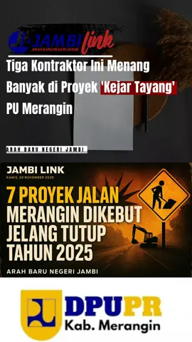 Menjelang penutupan tahun anggaran 2025, Pemerintah Kabupaten Merangin melalui Dinas Pekerjaan Umum dan Penataan Ruang (PUPR) tancap gas membenahi infrastruktur. Dinas PU mulai gencar 