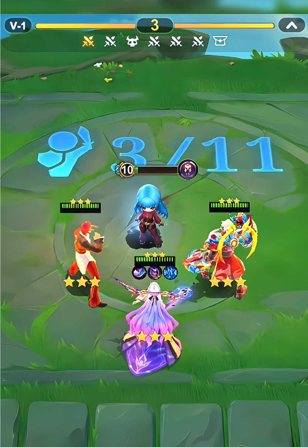 tunjukan pesona roll atas kalian di season baru 😋 aurora my fav skin kof 😍 #MCGG #MagicChessGoGo #MCGGFightersReborn #MCGGIDCreators 