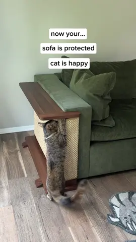 Providing your cat AND yourself with something you'll love... Priceless. 🫶 Hilde-Phil.com 😸 #hildeandphil #catecorner #catscratcher #catscratchingpost #catfurniture