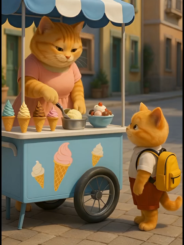 ibu kucing sakit 😿 #kucing #lucu #cute #ai 