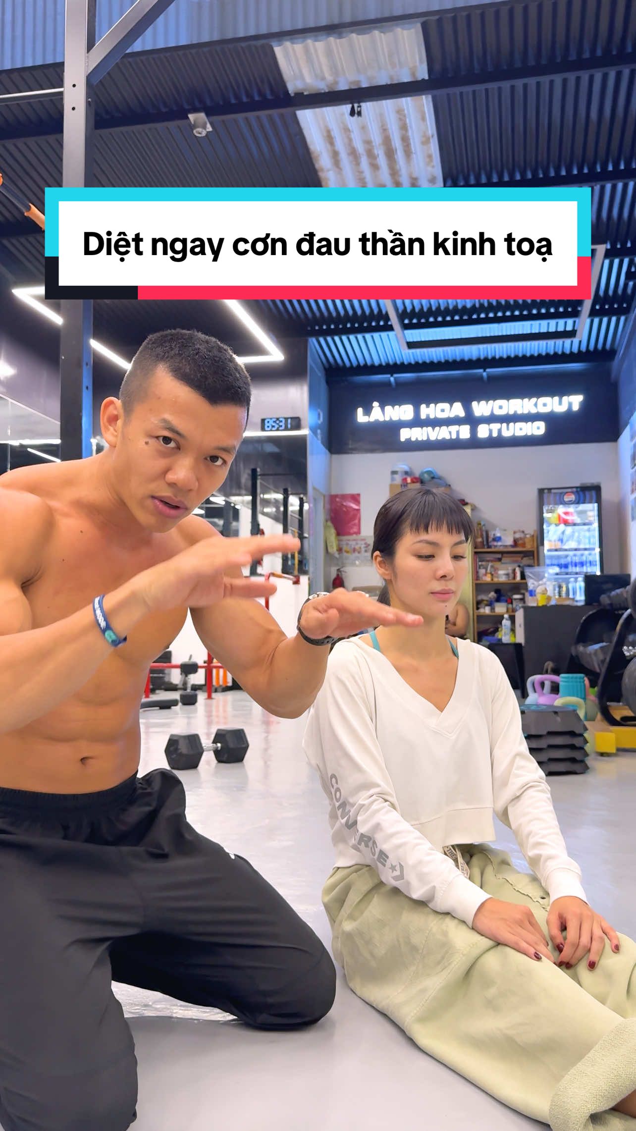 Đau thần kinh toạ? Clip này là dành cho bạn! 😤 #langhoaworkout 