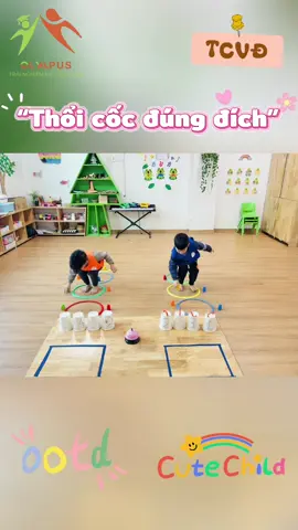 Thổi bóng trúng đích#OlympusPreschool #preschoolactivities❤ #teacherday #xuhuongtiktok 