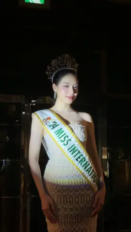 Phần thể hiện tài năng của các thí sinh tối nay. Tuỵttt @missinternational 🥰 #huynhthithanhthuy #missinternational 