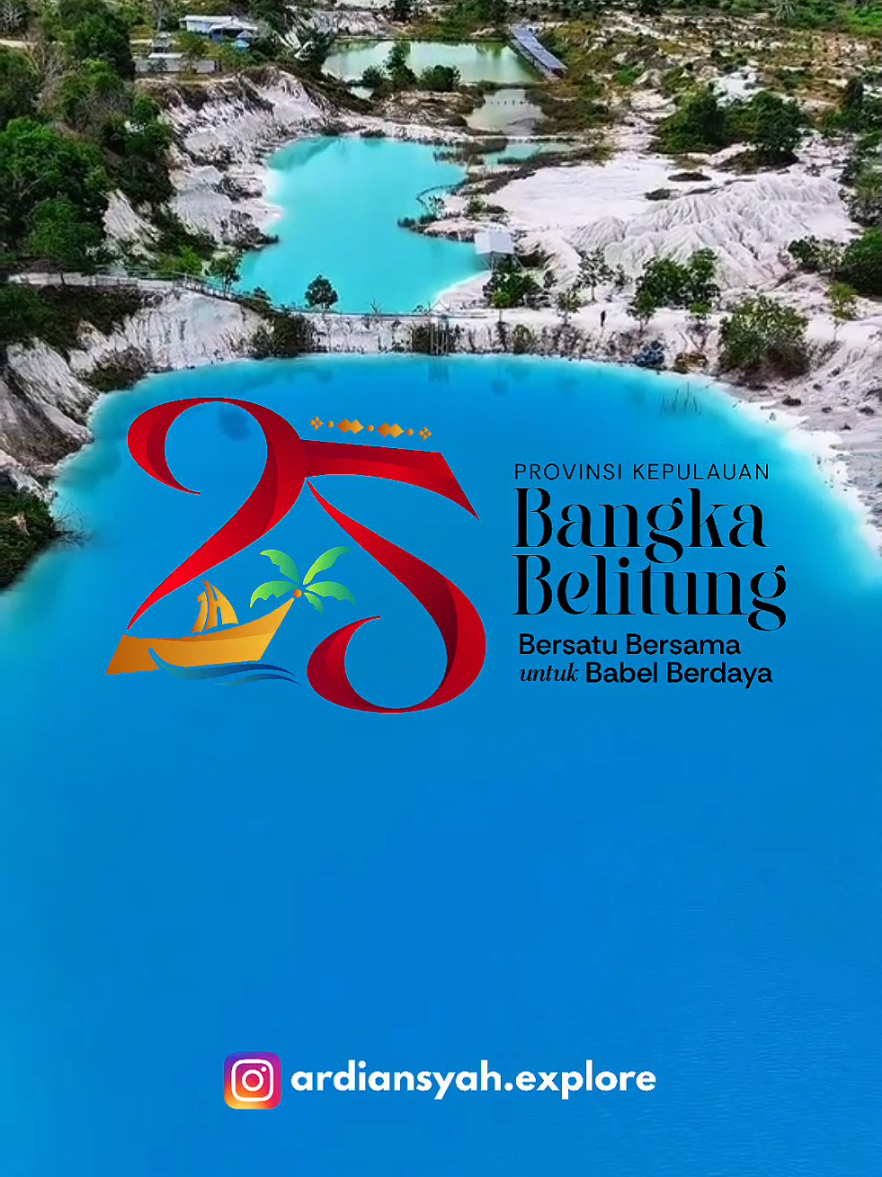 Selamat hari jadi provinsi Bangka Belitung yang ke-25 