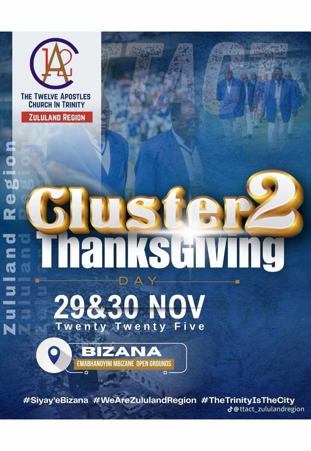 Ready for cluster 2, my hope is people must be one in prayer then no rain formed shall prosper #thetwelveapostleschurchintrinity #ttact💙🤍🌈 #fypシ゚viral #roadtobizane #cluster2 