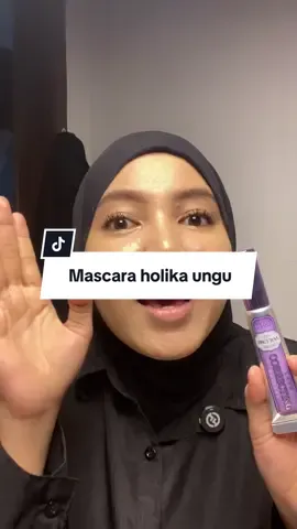 Mascara yang lebat ambil ungu neng #mascara 