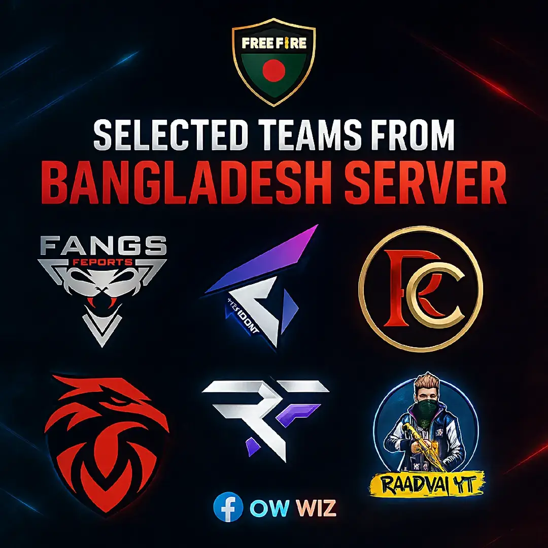 Asia invitational selected team from 🇧🇩 @BANGLADESH TOP 1 @RedHawks @REFLEX UNITED #free_fire #esports 