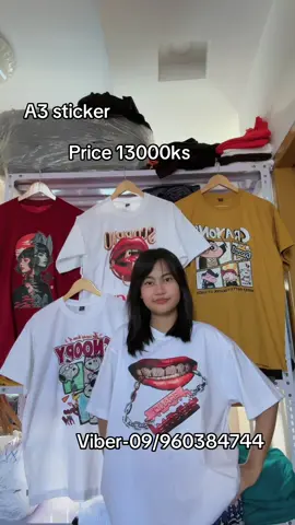 #daddyaungcustomizedtee #a3sticker #price13000ks #vb09960385744 
