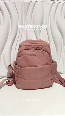 cutest mini backpack from @WESTBRONCO.PH 💗 #westbronco #westbroncobag #westbroncobackpack #backpack #minibackpack 
