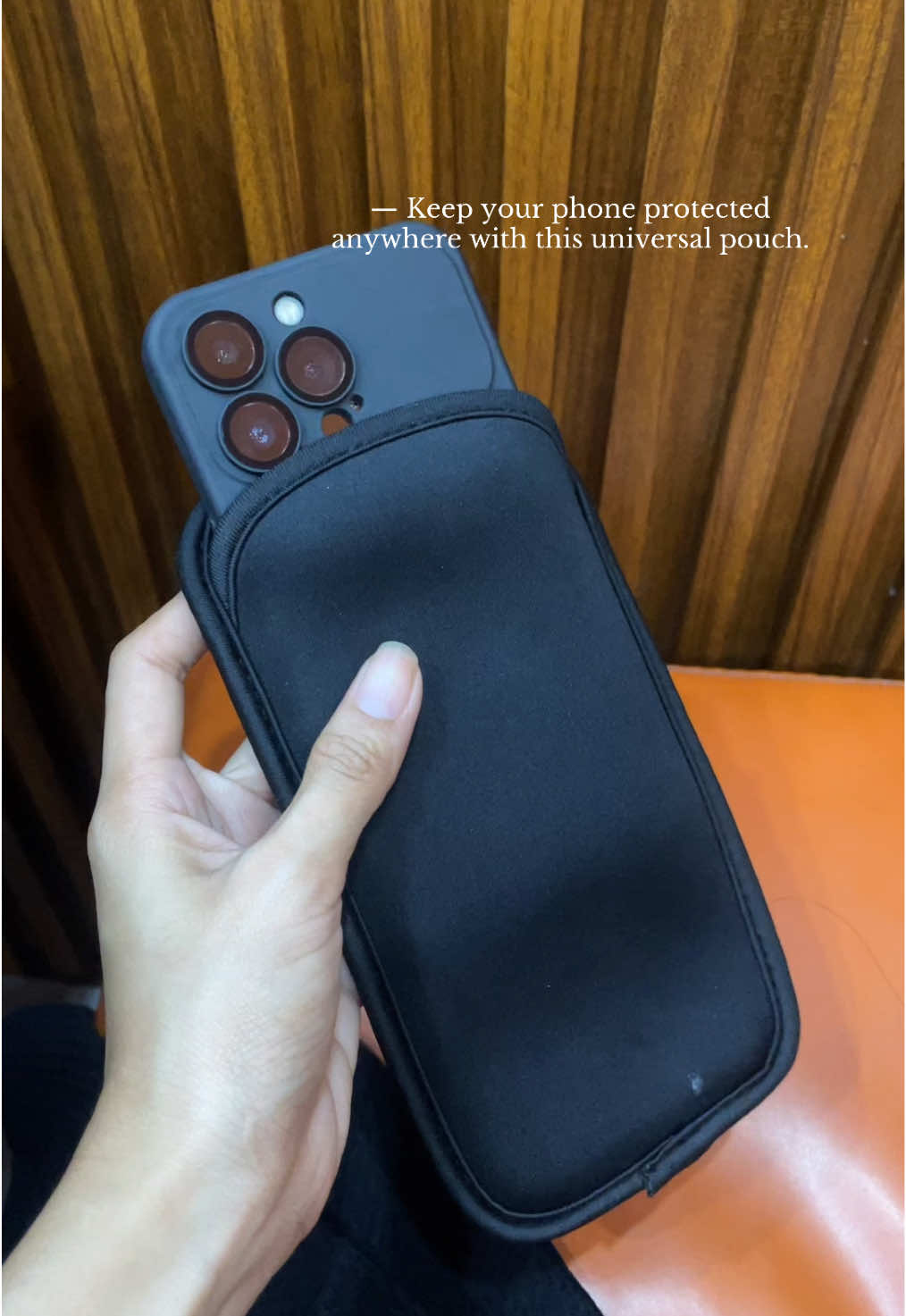 No more worries sa bumps, drops, o scratches 😍 protektado ang phone mo lagi. #phonepouch #shockproofprotectivepouch #phonecase 