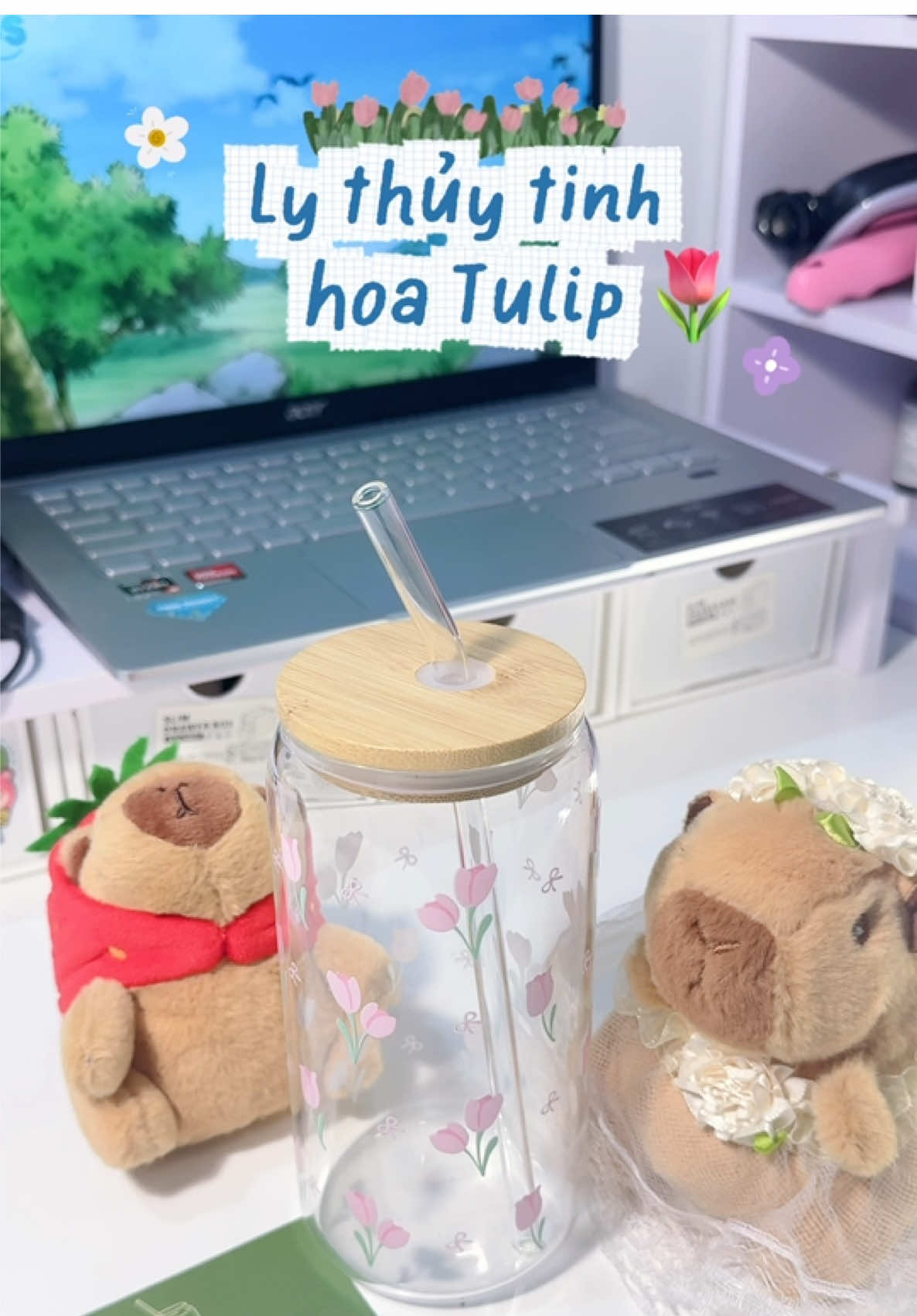 Ly xinh, dày dặn, cầm chắc tay. Đóng gói cẩn thận #lythuytinh 