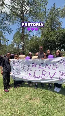 All the way from the Union Buildings to Church Square💜💜💜  #nationalshutdown #21November #gbvawareness #southafrica 