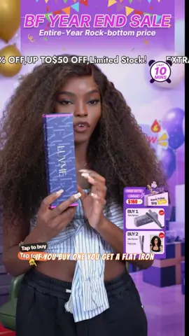 [LIVE ONLY] FREE GIFT | Stylist Recommended Hair Straightener Hair Straightener for Effortless Straight & Curly Styles