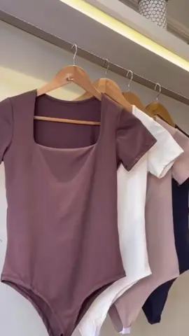 Kit 3 Body Feminino Decote Quadrado Manga Curta Tecido Suplex Moda Verão Tendência      🔗 https://s.shopee.com.br/9zq5rcLI81 ##foryou##modafeminina