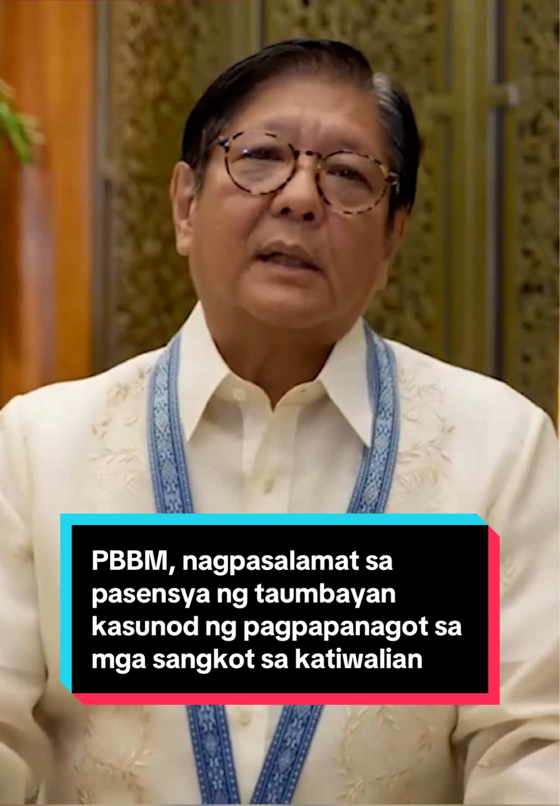 'AKO ANG NAGSIMULA NITONG LAHAT, AKO ANG MAGTATAPOS' Tatapusin daw ni Pres. Bongbong Marcos ang binuksan at isiniwalat niyang isyu ng katiwalian sa flood control projects. Kasunod 'yan ng inisyung arrest warrant laban kay dating congressman Zaldy Co at sa iba pang personalidad na iniuugnay sa isyu.