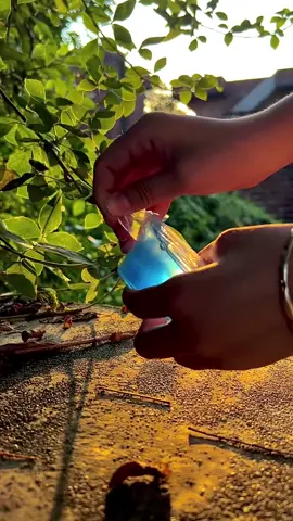 💠Crystallization under the setting sun🌄#slimevideo #AMSR #satisfying #aggressive #sunset 