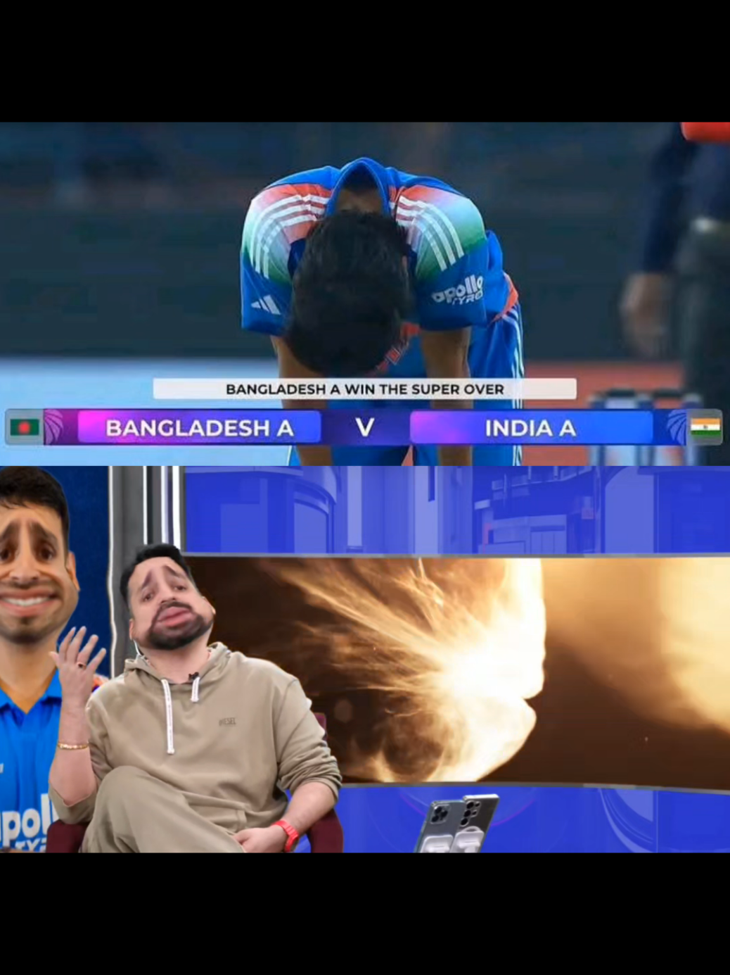 INDIA A lost against BANGLADESH A 