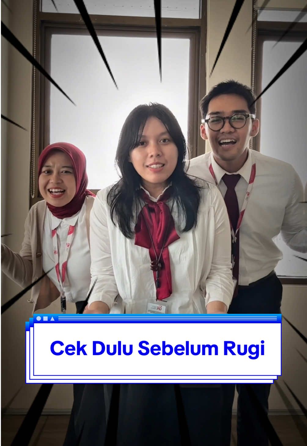 Cek Dulu Sebelum Rugi: Jangan Kasih Data Sembarangan Banyak modus penipuan itu keliatan sepele, tapi bikin rugi beneran. Kalau ada yang minta OTP, minta selfie sama KTP, atau suruh transfer dulu buat dapet hadiah, hati-hati ya!! Pokoknya kalau kedengeran aneh, langsung aja bilang: “Yang bener aja… rugi dong?” #OJKIndonesia #OJK #WaspadaPenipuan #EdukasiKeuangan #YangBenerAjaRugiDong