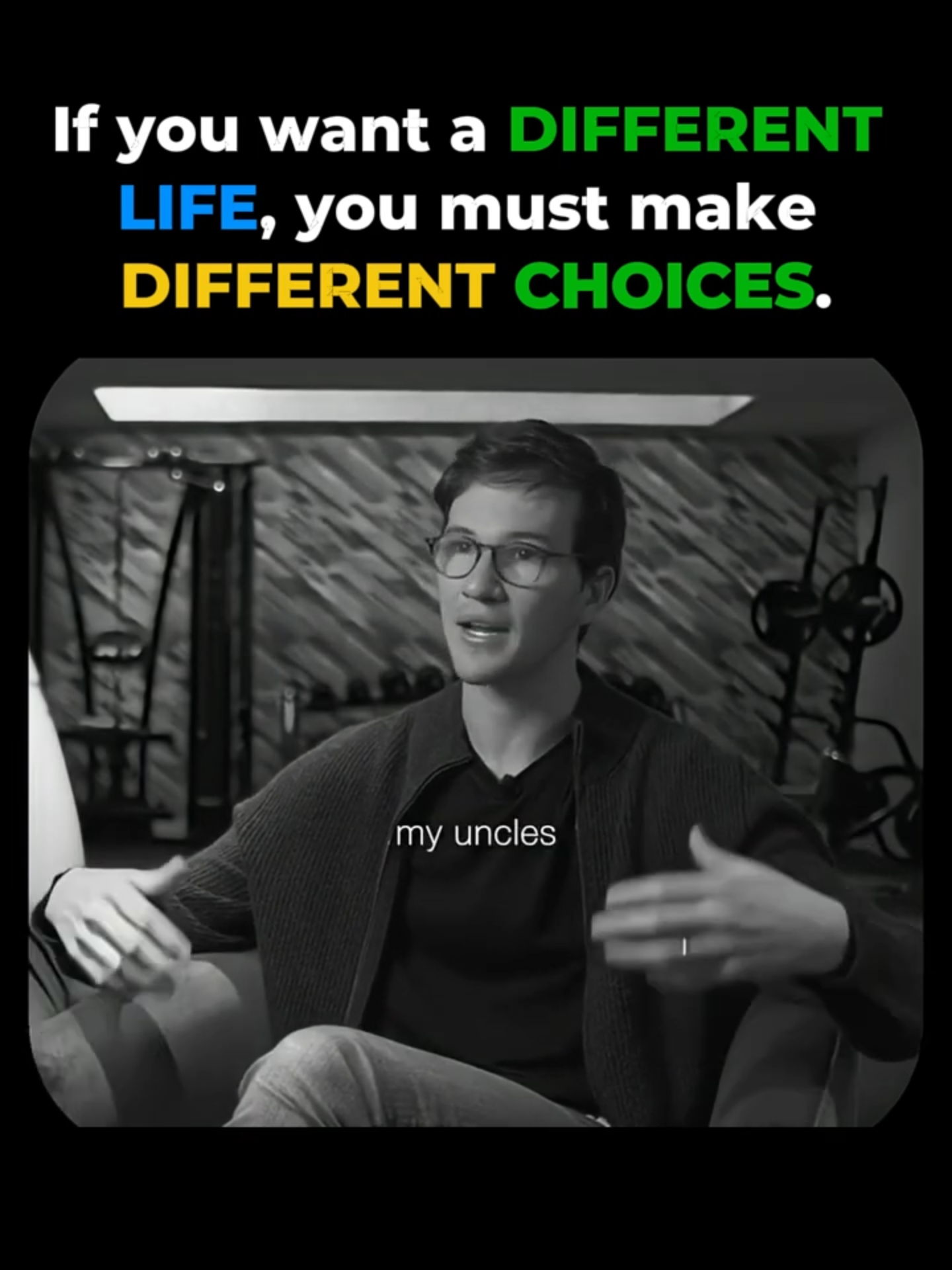 Want a Different Life Do What Others Won’t. You can take control of your life — no matter where you start. Put in the hard work, take the risk, and get comfortable with people thinking you're wrong. If you want a different life, you must make different choices. Choose your path over their approval. Trade comfort for progress. Build the life that looks “crazy” until it works. #competition #technology #growthmindset #startuplife #founder #mindsetshift #meta #markzuckerberg #elonmusk #motivation #success #entrepreneurship #different