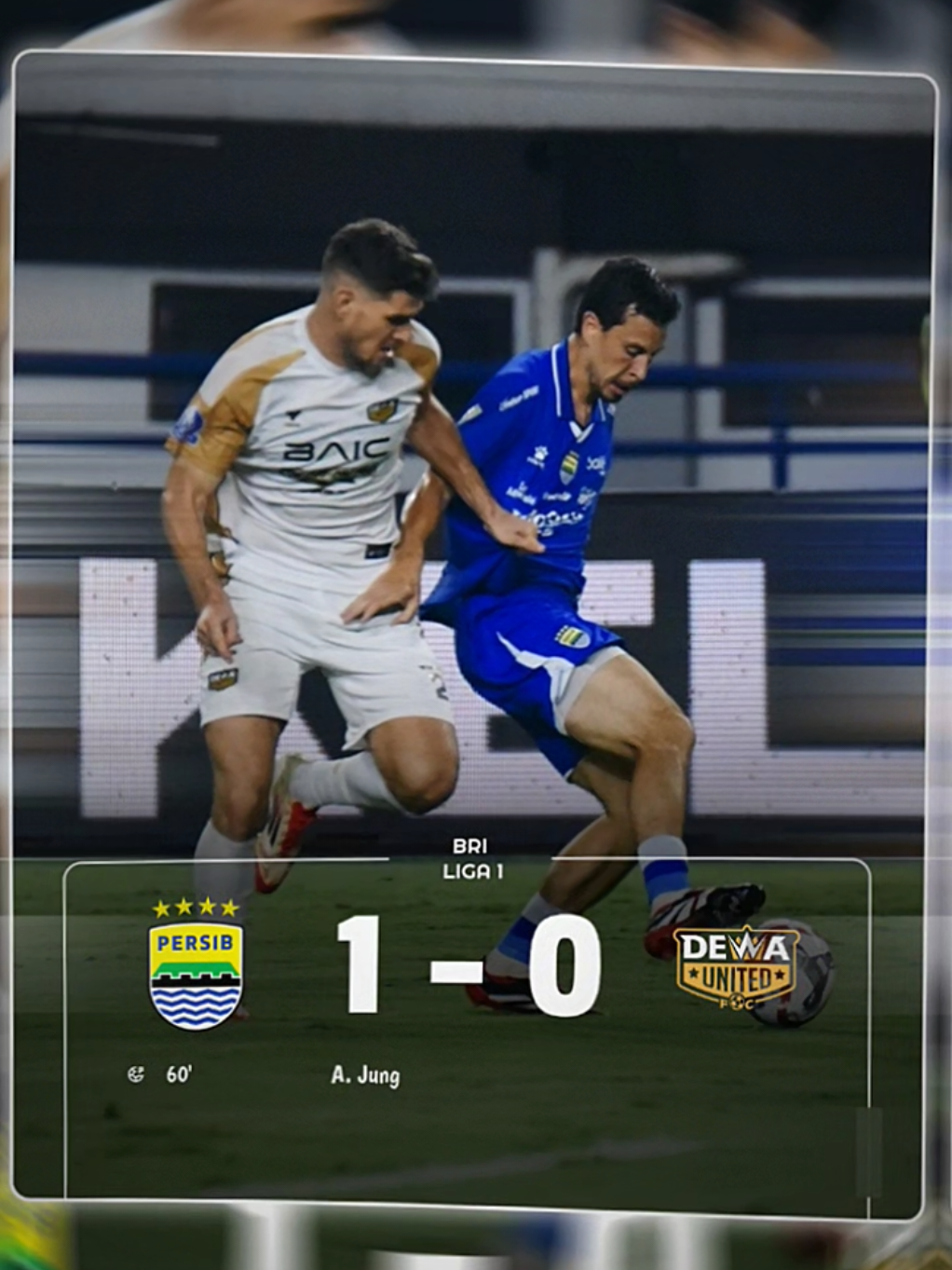 what a match🤯, Persib berhasil kalahkan Dewa United dengan skor dramatis 1-0🔥#persibbandung #dewaunited #fyp #pesonatimnas🦅 #olahragatiktok 