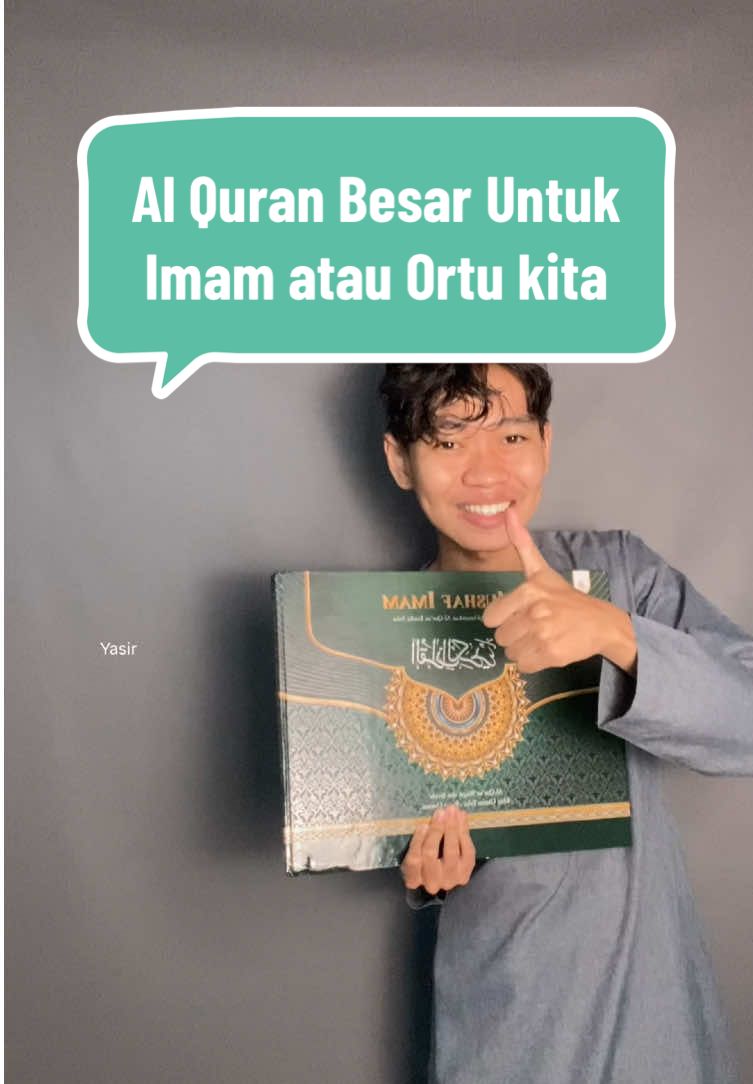 Al Quran jumbo🤩 #alquran #alquranjumbo #ramadhan #tarawih #ramadhan2026 