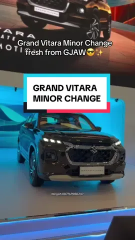 Grand Vitara minor change baru nongol di GJAW dan sumpah glow-up-nya nggak ngotak 😎🔥 Warna baru Pearl Cave Black keliatan super sleek, velg baru makin vibe, terus interiornya sekarang 7” digital MID, lampu kabin LED, sama jok ventilated 3 level—comfort level: next stage unlocked. Fitur juga naik kelas: udah EPB + Auto Hold, safety lengkap 6 airbag, 360 camera, ESP, plus hybrid SHVS yang bikin bensin irit tapi tetep gaya. Basically, Grand Vitara 2025 = lebih modern, lebih kece, more “this is my era” energy. 🚗✨ Mau liat langsung di GJAW atau langsung secure unit? Chat aja Ningsih Suzuki — 0877-6905-0247, biar aku bantuin all the way 😌💅 #fyp #grandvitara2025 #gjaw2025 #suzukiindonesia 