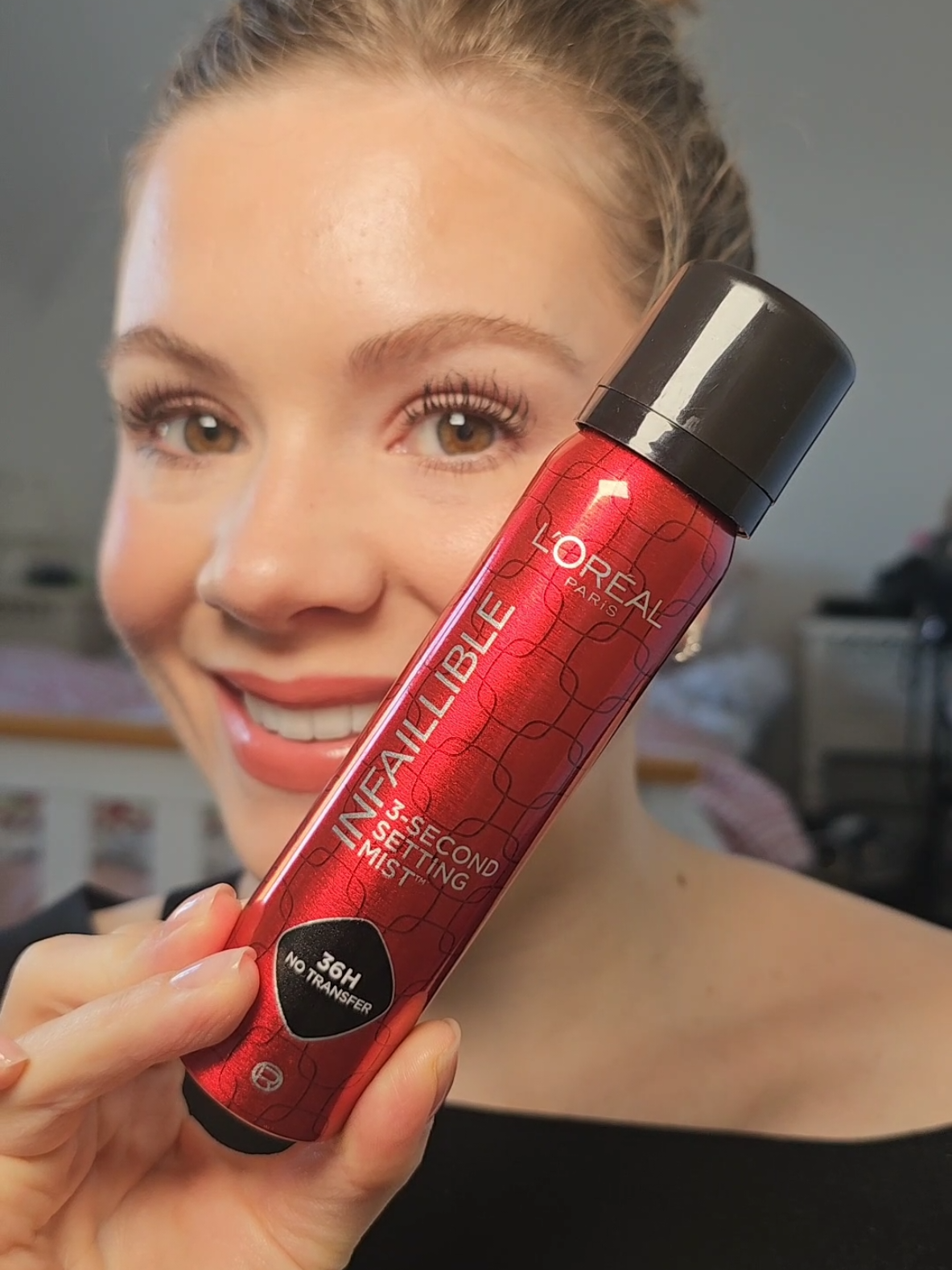 @L’Oréal Paris @loréal paris usa LOREAL INFAILLABLE THREE SECOND SETTING MIST #lorealparis #lorealsettingspray #settingspray #MAKEUP @Boots UK 