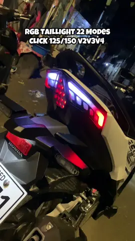 RGB Tail Light mga boss sa inyung click 125 na Pogii !!! #checkoutnow🛒🛒✅ #rgbtaillight #checkoutnasayellowbasket🛒👇💛 #dagdagpogisamotor #indoconcept🇮🇩 