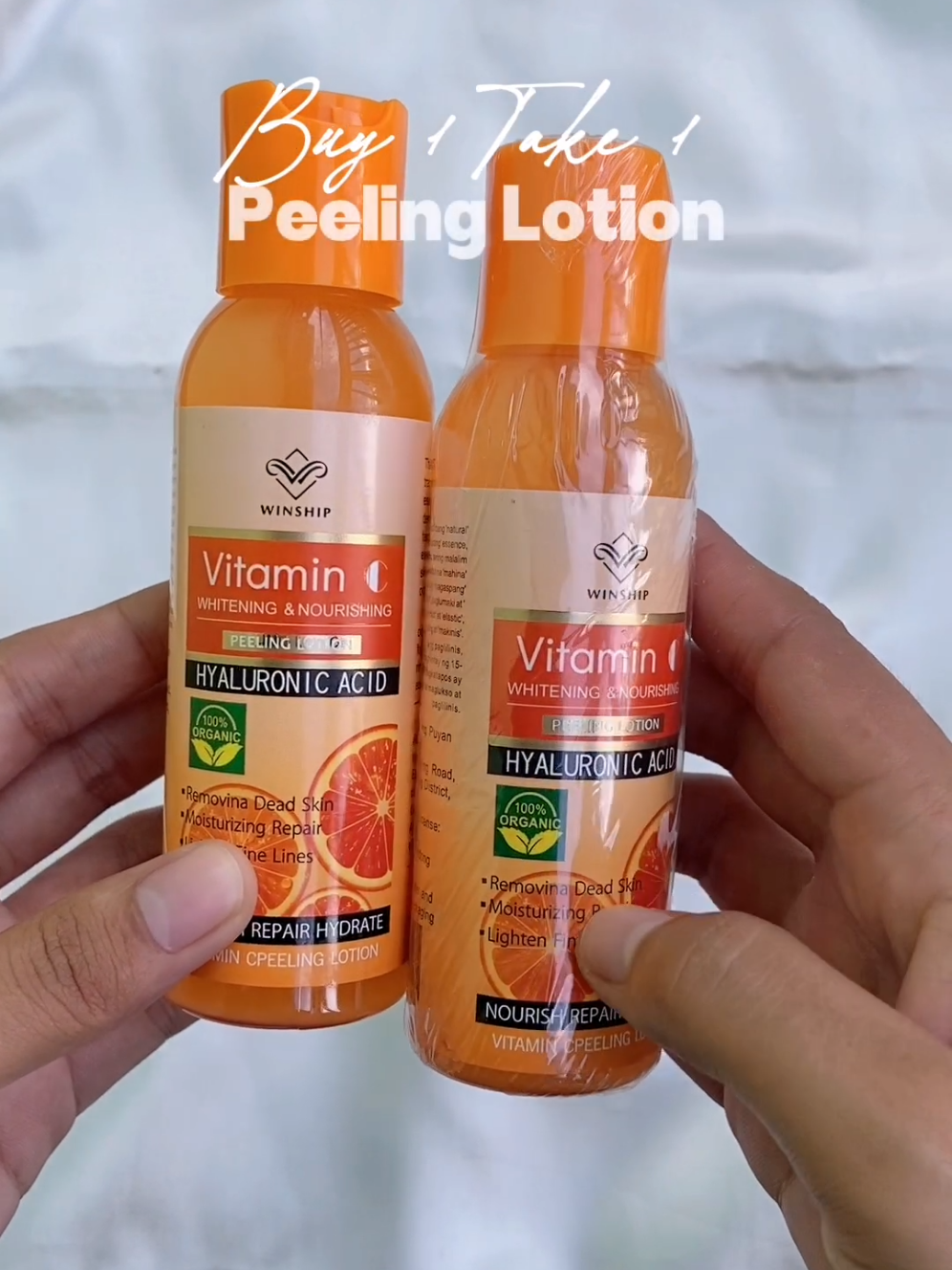 Vitamin C Peeling Lotion | Whitening & Nourishing 🍊✨ #peelinglotion #vitamincpeelinglotion #whiteninglotion #fyp #fyppppppppppppppppppppppp 