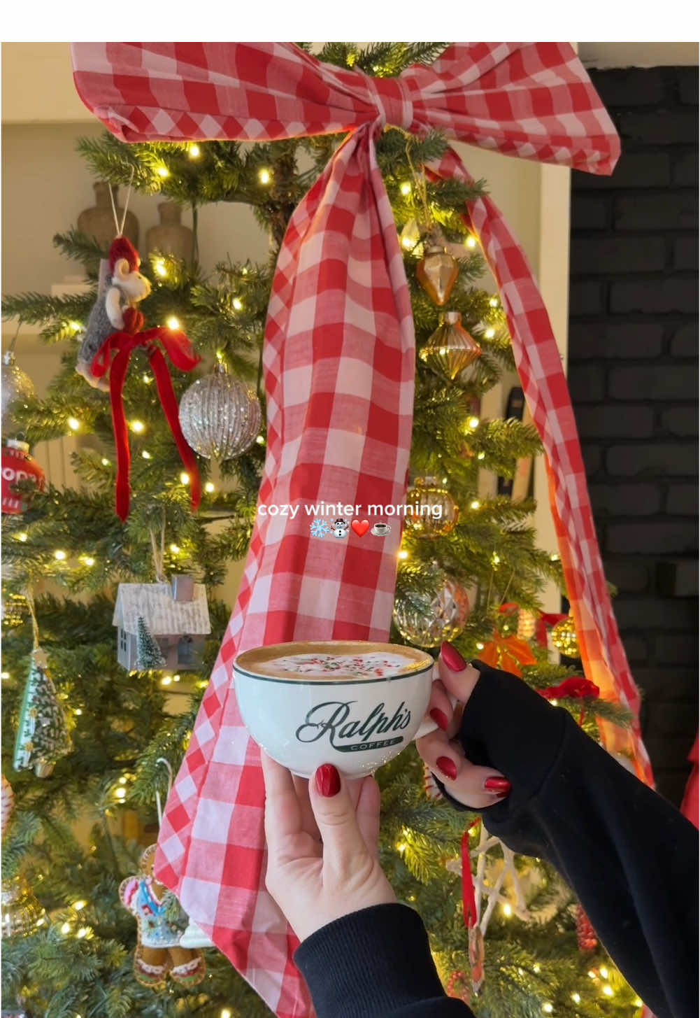 The Christmas ornaments at the end🥰❤️ #wintermorning #christmas2025 #christmasaesthetic #christmastok #christmascountdown @World Market @King of Christmas @Anthropologie @onequince @Amazon @target 