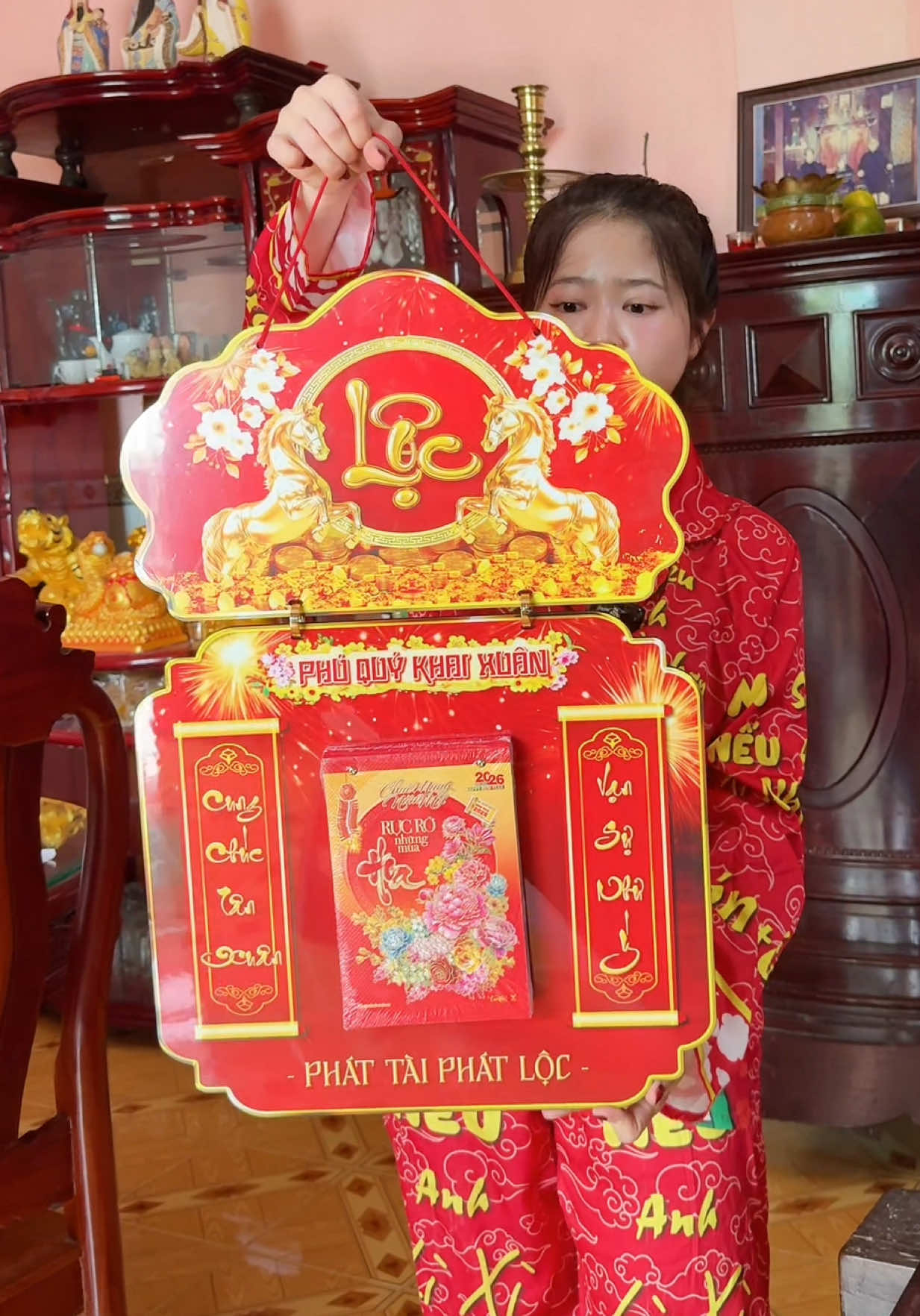 Lịch đôi treo tết 2026 #lichdoi #lichtet #trangtritet 