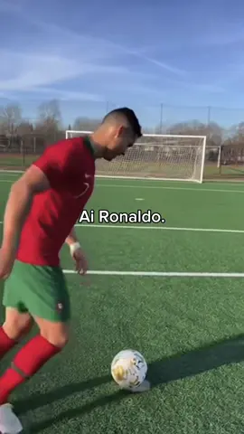 Ai Ronaldo 😂🔥 #ronaldo #footballinterview #footballpodcast #footballbruv #ai 