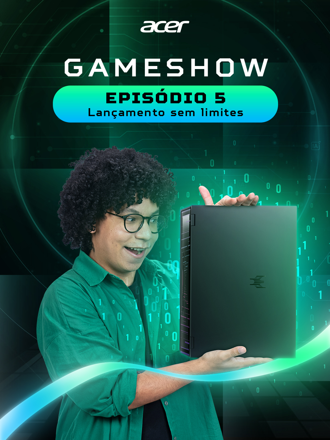 Além de unboxing, DVD Tavares e Sávio entregaram um review daqueles no episódio de hoje. Conheça o Helios 18 AI, o novo notebook gamer que promete revolucionar sua experiência com o universo dos jogos. Prepare-se pra um design sofisticado, processamento com alto desempenho e muito mais. #blackfriday #acerdobrasil #gamer #notebookpredator #notebookgamer