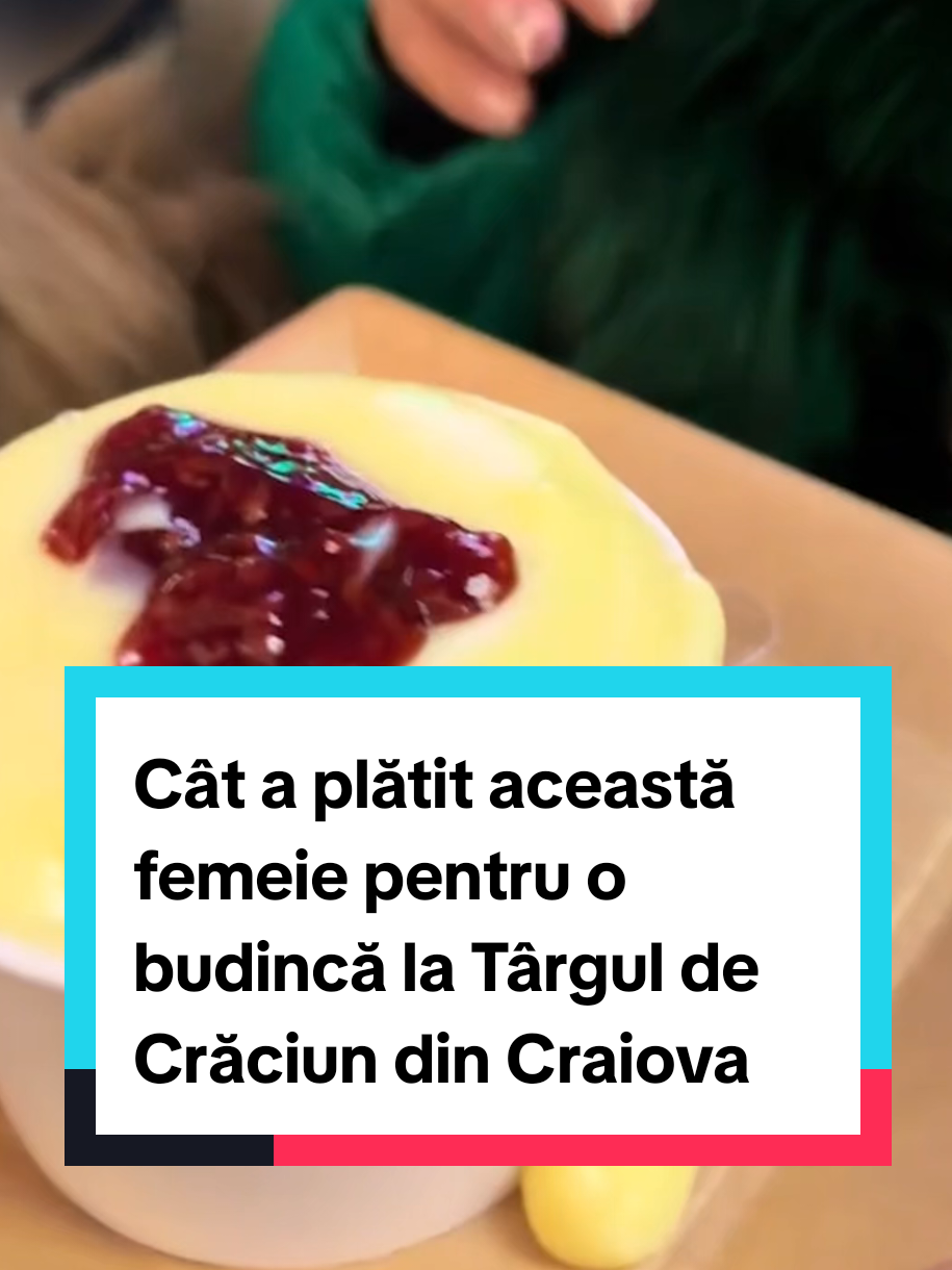 Nu mai este un secret pentru nimeni faptul că Târgurile de Crăciun le golesc buzunarele vizitatorilor. Aceste evenimente organizate cu ocazia venirii sărbătorilor de iarnă s-au deschis deja în mai multe județe din țară și se întrec în decorațiuni, activități, dar și… prețuri. Cât costă o budincă în Târgul din Craiova? Nu o să îți vină să crezi!  #viral #targcraciun #craiova #fyromania #cancan 