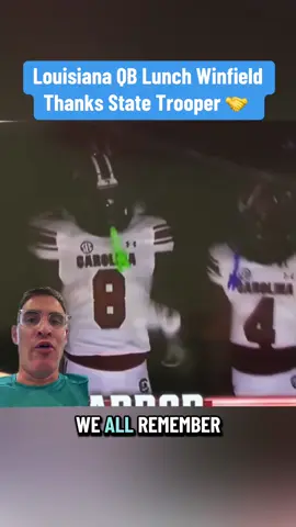 Salute to Lunch Winfield. 🫡 #CollegeFootball #greenscreenvideo 