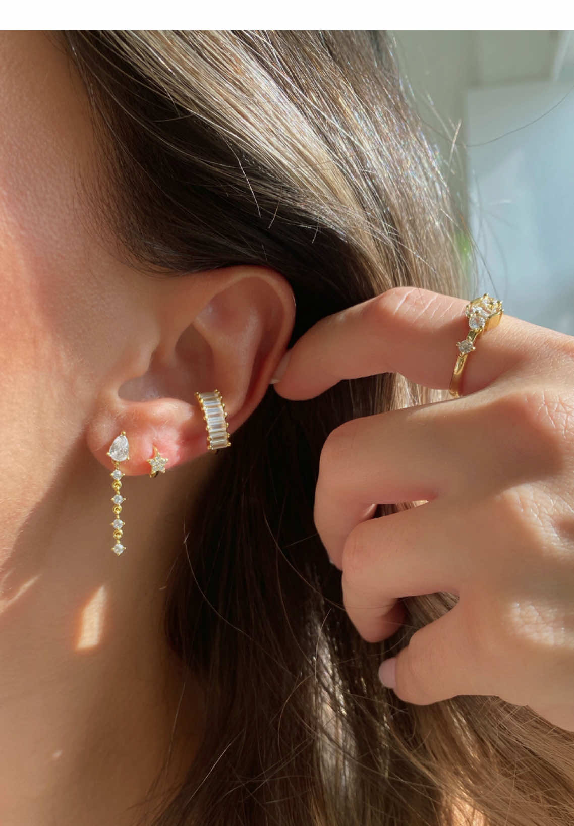 Weekend Ear Stack Inspo 😮‍💨❣️  Encuentra tus favs con hasta 25% OFF! www.quererlo.com  #fyp #earstack #joyeria #earstack #styleinspo 