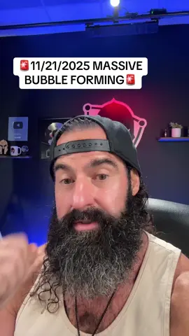 11/21/2025 I believe there is a massive bubble forming! #crypto #investing 