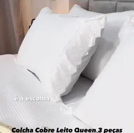 Colcha Cobre Leito Queen 3 peças – Luxo Madri Avelã: ✨ Percal 300 fios com bordado refinado  🛏️ Elegância e conforto para seu quarto  🛒 Compre agora na Shopee: https://s.shopee.com.br/12j0hG76Z
