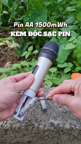 Pin AA 1500mWh sạc lại kèm đốc sạc #pinaa #pinsaclai #pinmicrokhongday #pinmicro 