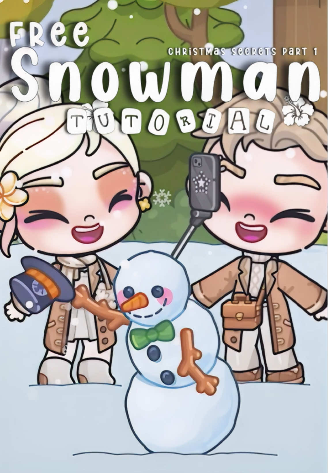 How To Make A SnowMan Avatar World☃️@Avatar World Official #avatarworld #pazu #avatarworldgame #christmas  #creatorsearchinsights 