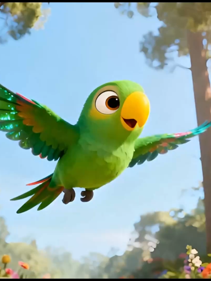 🦜 O PAPAGAIO TAGARELA -- música infantil 🎵🎶 #fy #infantil #musicas #criança #animais